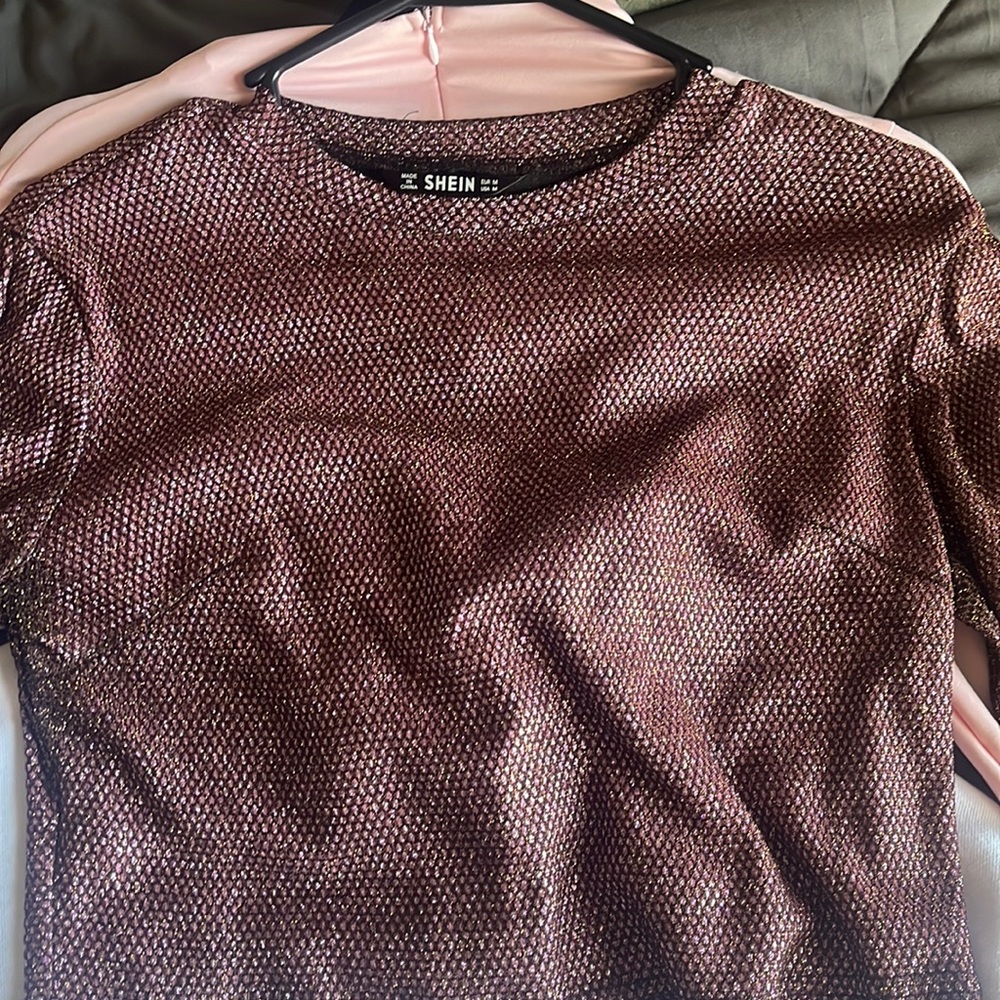 Sparkly crop top!